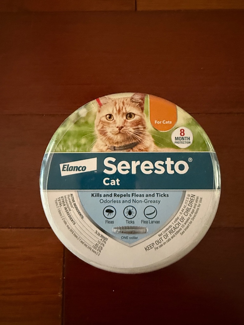 Cat Flea & Tick Collar - White